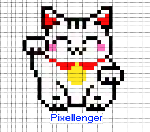 Денежный кот Кот Счастья и удачи Манэки - Нэко Японский талисман